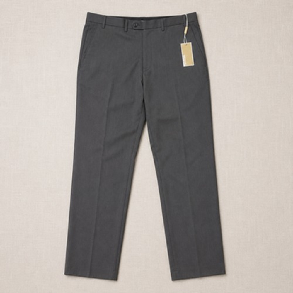 MICHAEL Michael Kors Dress Pants Mens 36x32 Gray Stretch Flat Front NWT